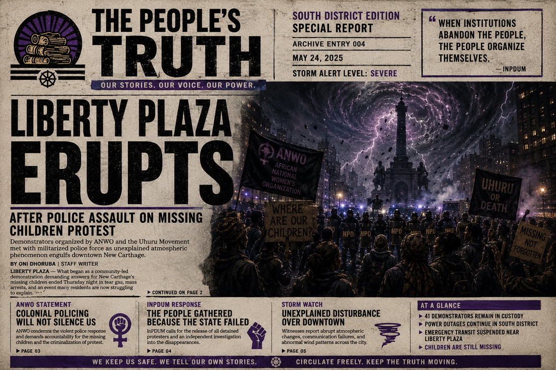 Liberty Plaza Erupts After Police Assault on Missing Children Protest