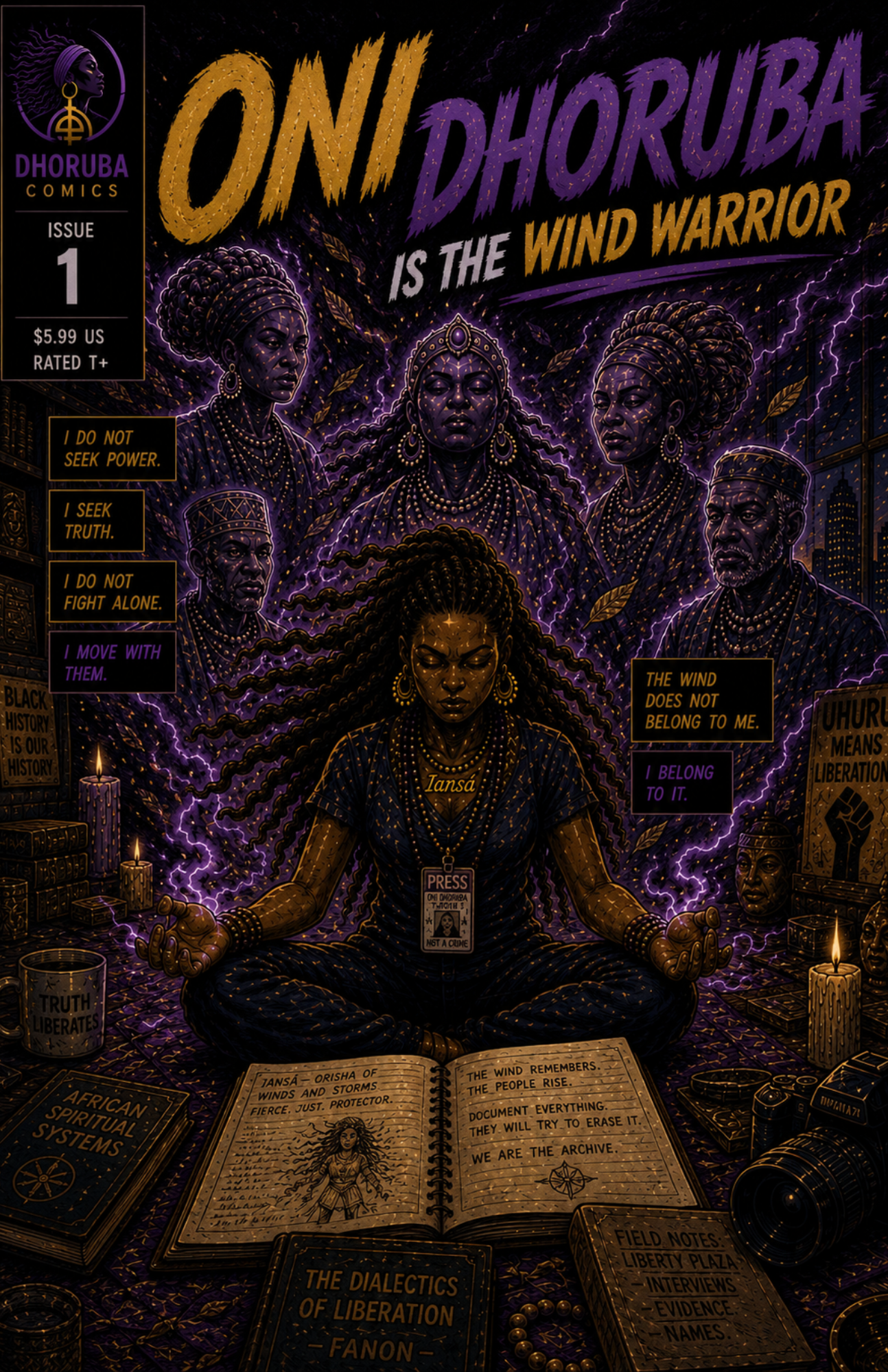 ONI DHORUBA: ISSUE #1 — THE WIND WARRIOR (DIGITAL COPY)